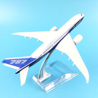 Thumbnail for Original model Boeing 787 Airlines Aeroplane model B787 airplane 16CM Metal alloy diecast 1:400 airplane model toys Collectible AV8R