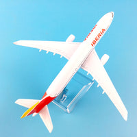 Thumbnail for Aircraft Model 16cm Metal Diecast 1:400 Iberia Airbus A330 Model Plane Airplane AV8R