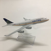 Thumbnail for American Air United Airlines Boeing 747 B747 400 Airways Plane Model Aircraft Airplane AV8R