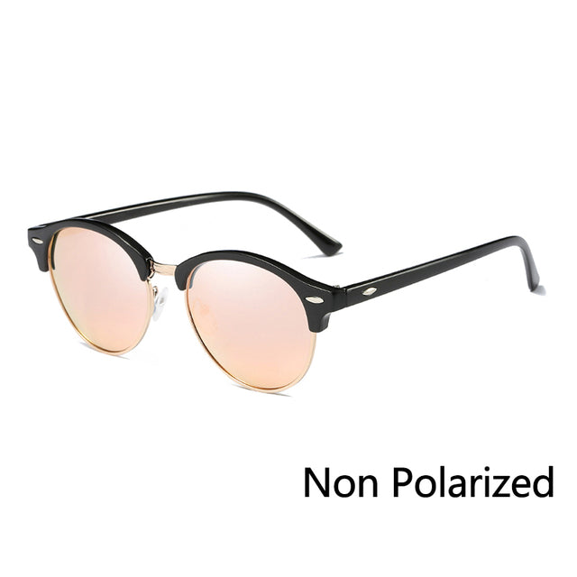 Half Metal Sunglasses Men Women Brand Designer Glasses Mirror Sun Glasses AV8R