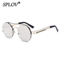 Thumbnail for Vintage Steam Punk Round Sunglasses Men Women Retro Metal Double Beams Sun Glasses AV8R