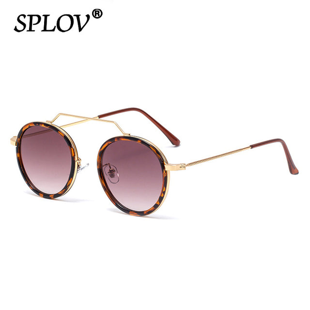 Hot Sale Retro Round Sunglasses Men Women Brand Designer Punk Glasses AV8R
