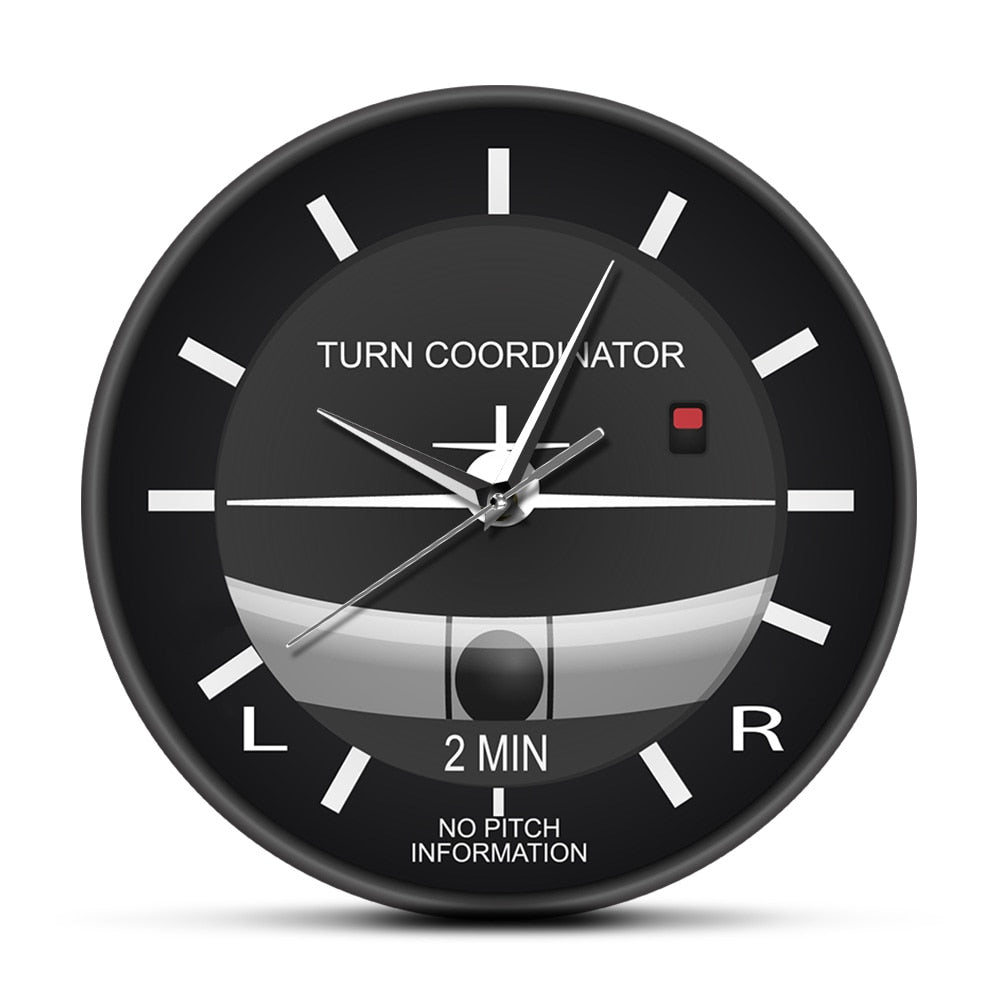 Airplane Instrument Clock THE AVIATOR