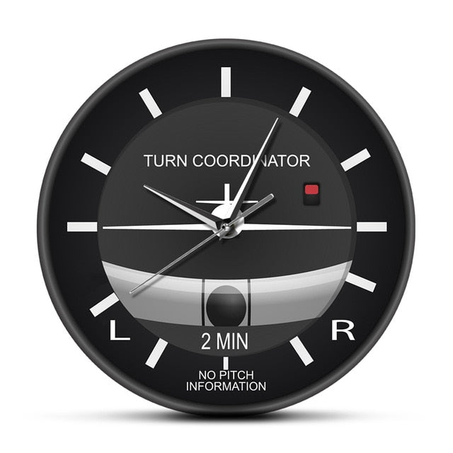 Airplane Instrument Clock THE AVIATOR