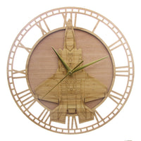Thumbnail for F-35 A Lightning II Airplane Wooden Wall Clock THE AVIATOR