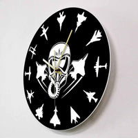 Thumbnail for Military Jet Aircraft Modern Wall Clock Jet Fighter THE AVIATOR