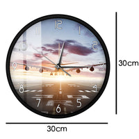 Thumbnail for AIRBUS A380 Flying Over Runway Modern Wall Clock AV8R