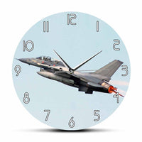 Thumbnail for AIR FORCE F-16 FIGHTING FALCON TAKING OFF MODERN WALL CLOCK THE AVIATOR