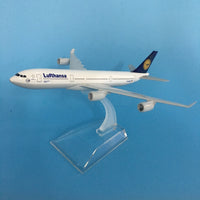 Thumbnail for Lufthansa Airbus A340 Plane Model Airplane Model Airbus Aircraft Model 1:400 Diecast Metal Airplanes Plane Toy AV8R