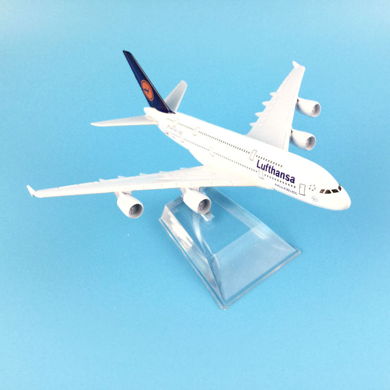 Lufthansa Airbus A340 Plane Model Airplane Model Airbus Aircraft Model 1:400 Diecast Metal Airplanes Plane Toy AV8R