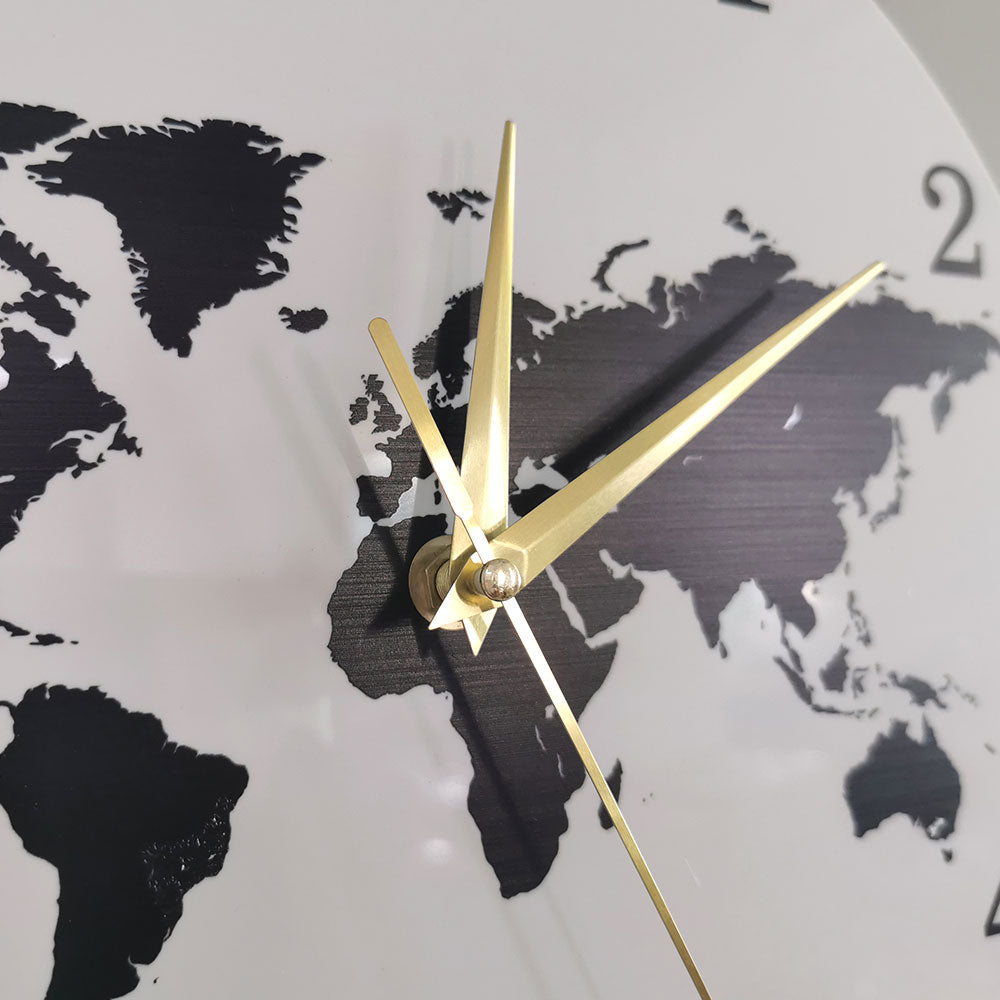 Earth Globe World Map Pendulum Clock THE AVIATOR