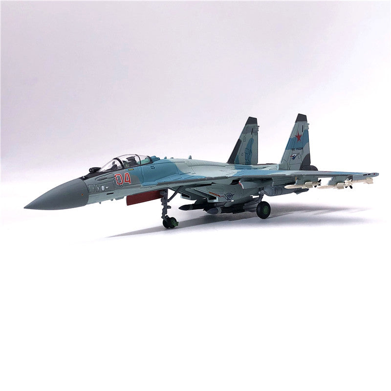 Aircraft Plane model 1/100 Russian Air Force fighter Su 35 airplane AV8R