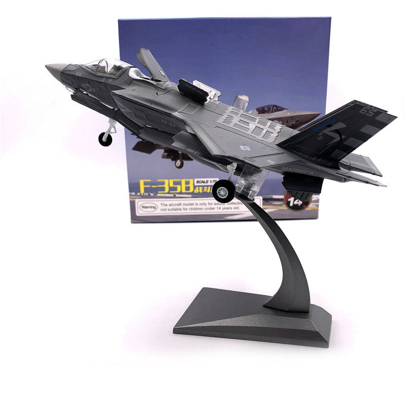 Aircraft Model Diecast Metal 1:72 US Marine Corps F35B vertical take-off and landing F35 stealth military fighter model Plane AV8R