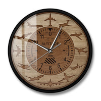 Thumbnail for AIRPLANES ALTITUDE MEASUREMENT PRINTED WALL CLOCK. THE AVIATOR