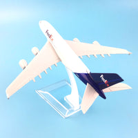 Thumbnail for A380 FEDEX EXPRESS Airline MODEL PLANE AIRCRAFT Kids Toys 16CM Alloy Metal Model Plane AV8R