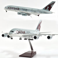 Thumbnail for Qatar Airbus 380 Plane Model Airplane Model Aircraft Model 1/160 Scale Diecast Resin Airplanes AV8R