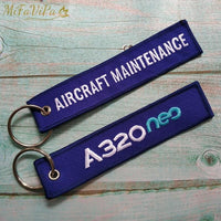 Thumbnail for 2 PCS 320 NEO  Embroidery KEY CHAIN THE AVIATOR