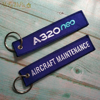 Thumbnail for 2 PCS 320 NEO  Embroidery KEY CHAIN THE AVIATOR