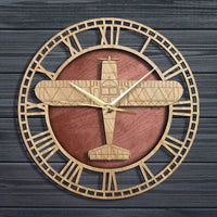 Thumbnail for ERCOUP 415-C WOOD CARVED WALL CLOCK THE AVIATOR
