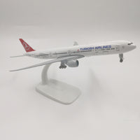 Thumbnail for Turkish Airlines Boeing B777 Airplane Model Aircraft KLM B7471:300 scale Diecast Metal EVA 0Air B747 Plane AV8R