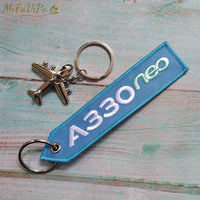 Thumbnail for Fashion Trinket A330 Neo Gift Keychain Aircraft Key Chain AV8R