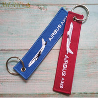Thumbnail for 2 PCS  Airbus A310 Embroidery  Key chain THE AVIATOR