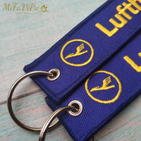 Thumbnail for 2 PCS Lufthansa Sleutelhange Keychain Cessna Lanyards Neck Strap AV8R