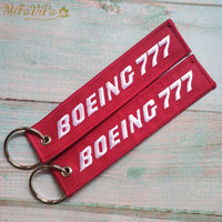Thumbnail for 2 PCS Boeing 777  Embroidery key chain THE AVIATOR