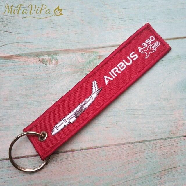 1 SET Boeing 787 747  Embroidery  AIRBUS A350 Key Chain THE AVIATOR