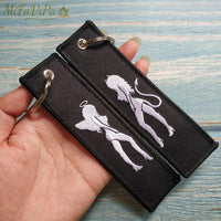 Thumbnail for 12 PCS Wholesale Embroidery  Keys Accessories Key Rings THE AVIATOR