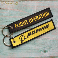Thumbnail for 10 PCS Boeing Key Chains FLIGHT OPERATION Embroidery key chain THE AVIATOR