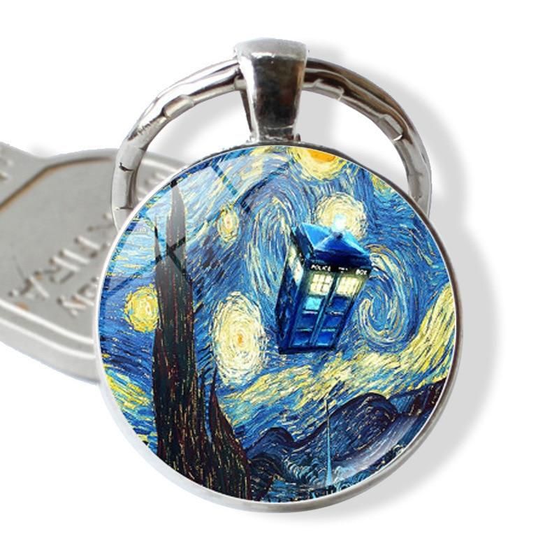 1 PC Van Gogh Key chain THE AVIATOR