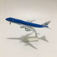 Thumbnail for KLM Boeing b747 Plane Model Airplane Model Aircraft Model 1:300 scale Diecast Metal planes AV8R
