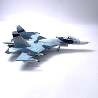 Thumbnail for Aircraft model Plane Russian Air Force fighter Sukhoi Su-27 diecast 1:100 scale metal Planes AV8R