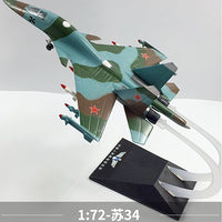 Thumbnail for Fighter F-20 MiG 29 SU-35 Flying Leopard F117 F22 Multi-fighter Airplane Model Aircraft AV8R