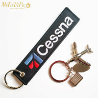 Thumbnail for 1 Set CESSNA Keychain Custom Gifts Souvenir Aircraft Model Plane Key Chain AV8R
