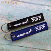 Thumbnail for 2 PC Boeing 747 Fashion Trinket Keychain Phone Strap  Aviation Red Key Chains AV8R