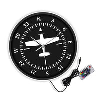 Thumbnail for Steering Wheel Flight Instrument Compass Wall Clock AV8R