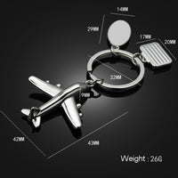 Thumbnail for Airplane Mode Keychain Luggage Tag Key Ring Airplane Key Pilot Aviation Gift Key Chain AV8R