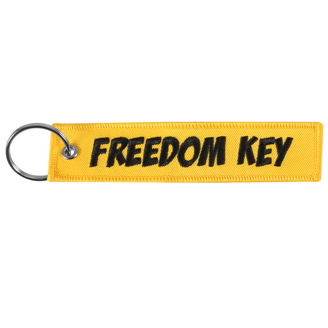 Trinket Keychain Metal Embroidery Keyring Accessory Llavero Key Chains AV8R