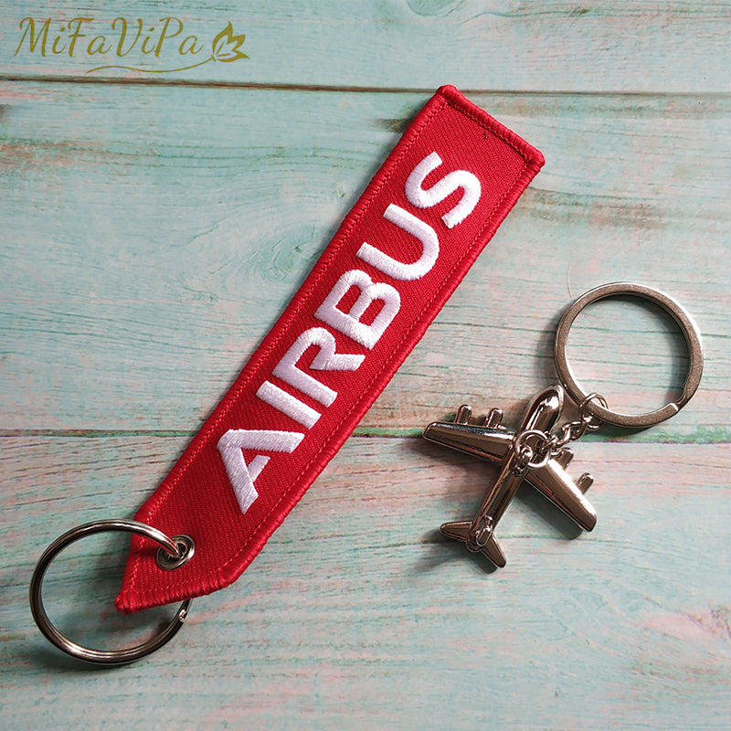 Fashion Trinket AIRBUS Gift Aviation Keychain Aircraft Key Chain AV8R