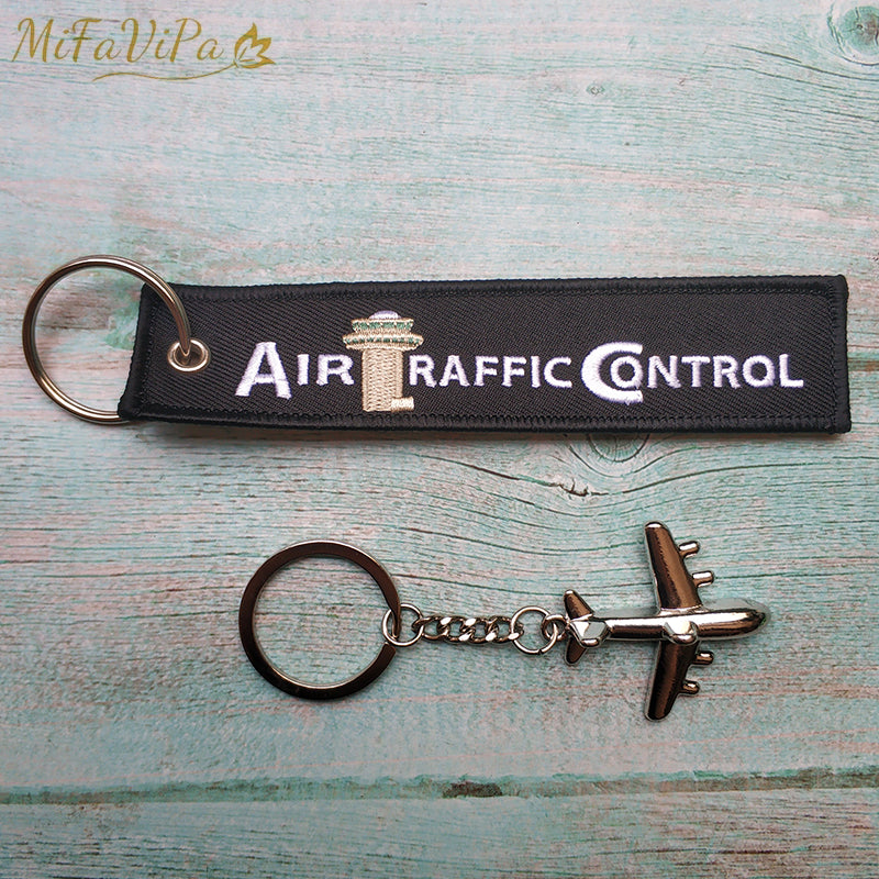 Fashion Trinket Pilot Keychains Porte Woven Flight Crew Gift Aviation Key Chain AV8R