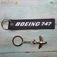 Thumbnail for Fashion Trinket Pilot Keychains Porte Woven Flight Crew Gift Aviation Key Chain AV8R