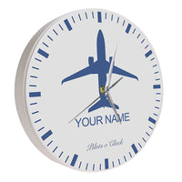 Thumbnail for Personalized Name Aircraft Wall Clock AV8R