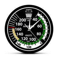 Thumbnail for Airspeed Indicator Wall Clock For Pilot Home Décor Airplane Instrument AV8R