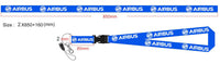 Thumbnail for 100 PCS AIRBUS Lanyards Neck Strap Chaveiro Key Chain AV8R