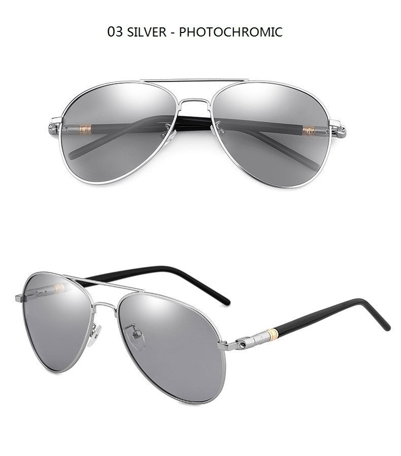 Classic Photochromic Sunglasses For Men Women Polarized Chameleon Sun Glasses AV8R