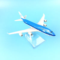 Thumbnail for Airplane Model 16cm KLM Royal Dutch Boeing 747 Plane Model Aircraft Model 1:400 Diecast Metal Airplanes Plane Toy Gift AV8R