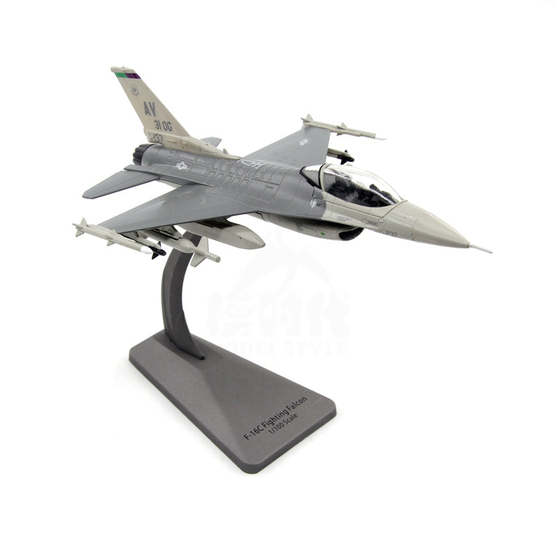 AF1 U.S. Air Force F-16C Fighter Falcon 31st Wing F16 Diecast Metal Finished Aircraft AV8R