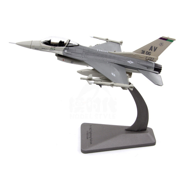 AF1 U.S. Air Force F-16C Fighter Falcon 31st Wing F16 Diecast Metal Finished Aircraft AV8R